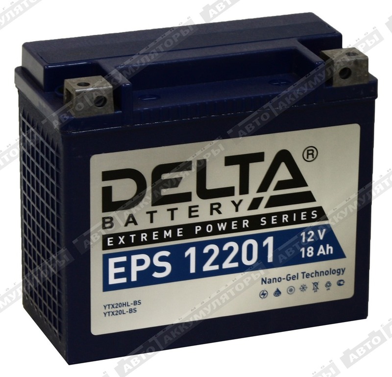 АКБ Delta 20 Ач EPS 12201 (YTX20L-BS)