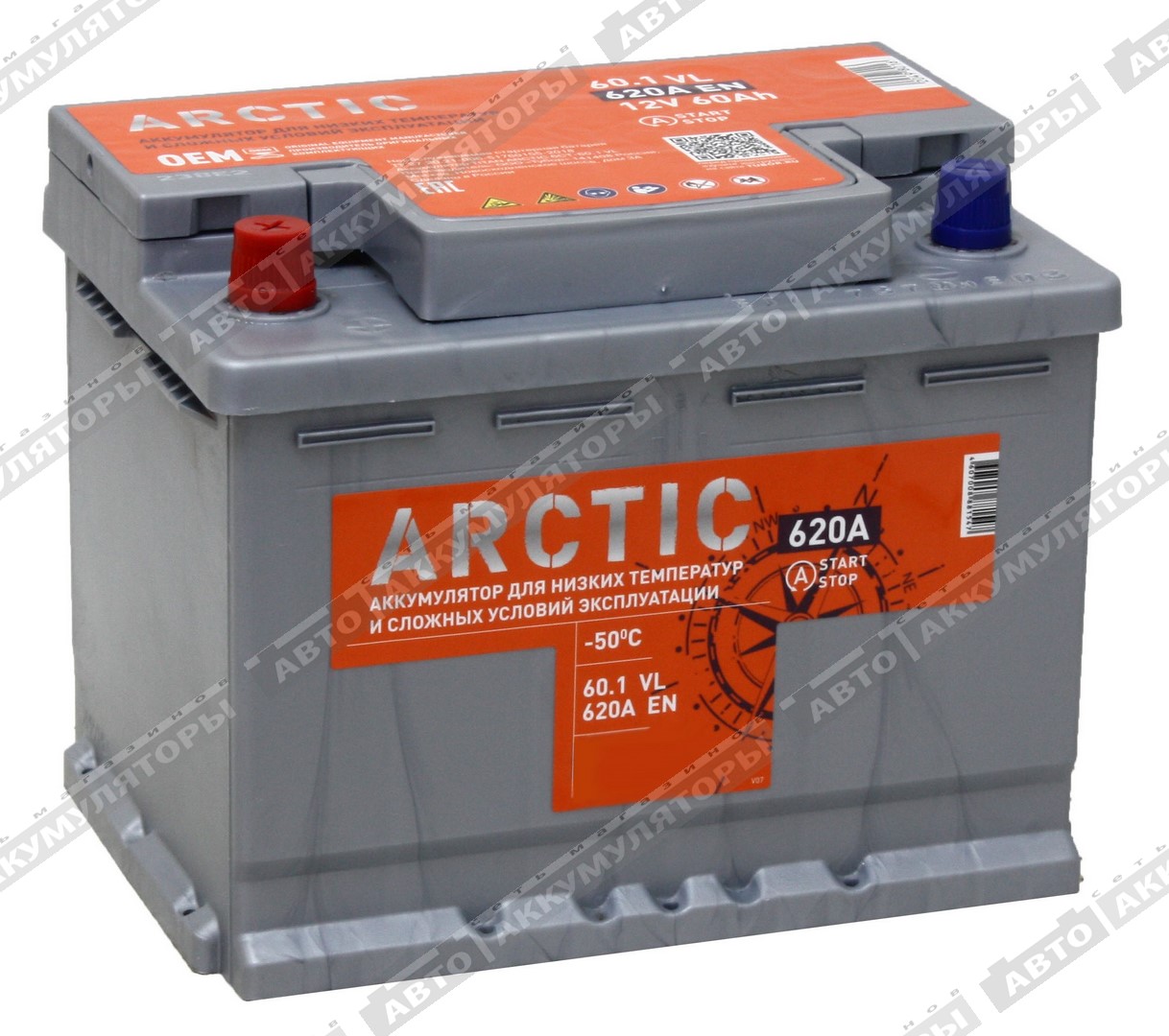 АКБ Titan Arctic Silver 60 Ач 6СТ-60.1 VL