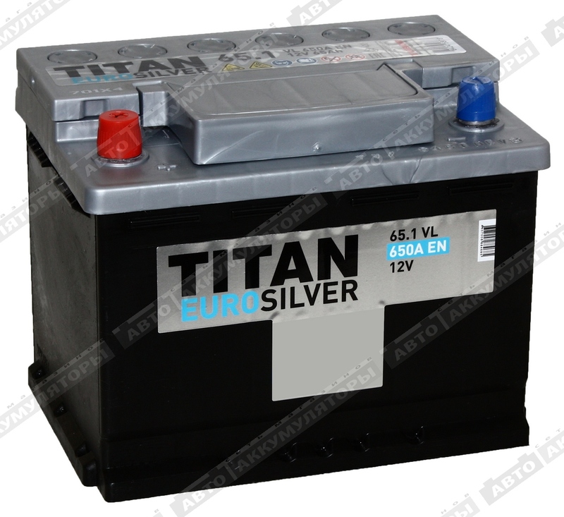АКБ Titan Euro Silver 65 Ач 6СТ-65.1 VL