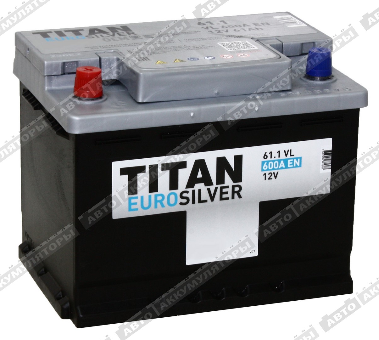 АКБ Titan Euro Silver 61 Ач 6СТ-61.1 VL