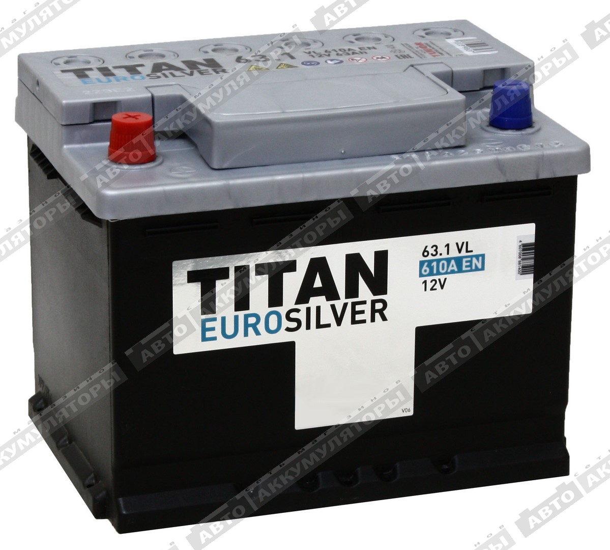 АКБ Titan Euro Silver 63 Ач 6СТ-63.1 VL