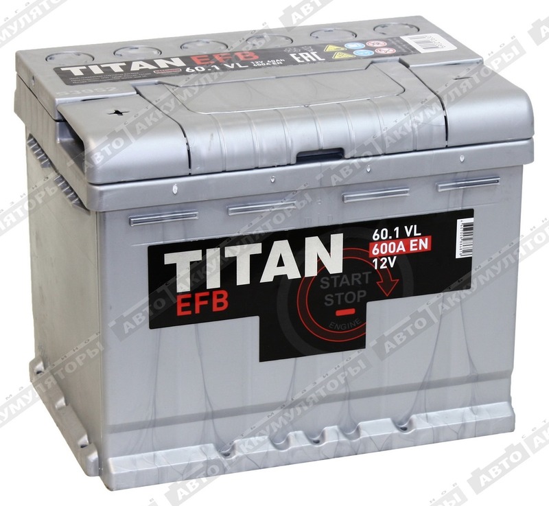 АКБ Titan EFB 60 Ач 6СТ-60.1 VL