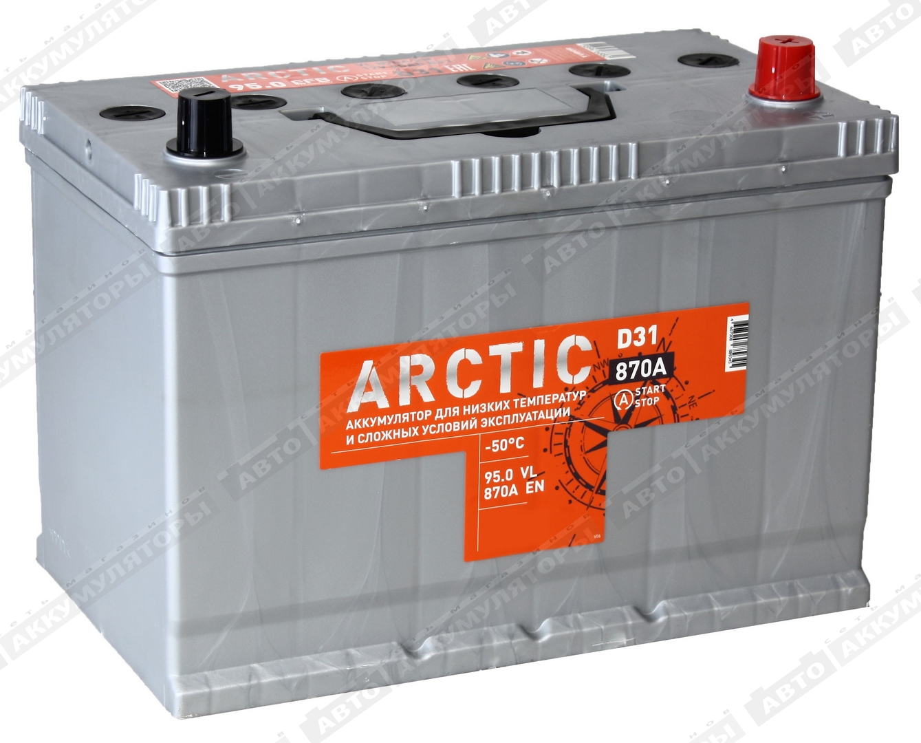 АКБ Titan Arctic AsiaSilver 95 Ач о/п 6СТ-95.0 VL