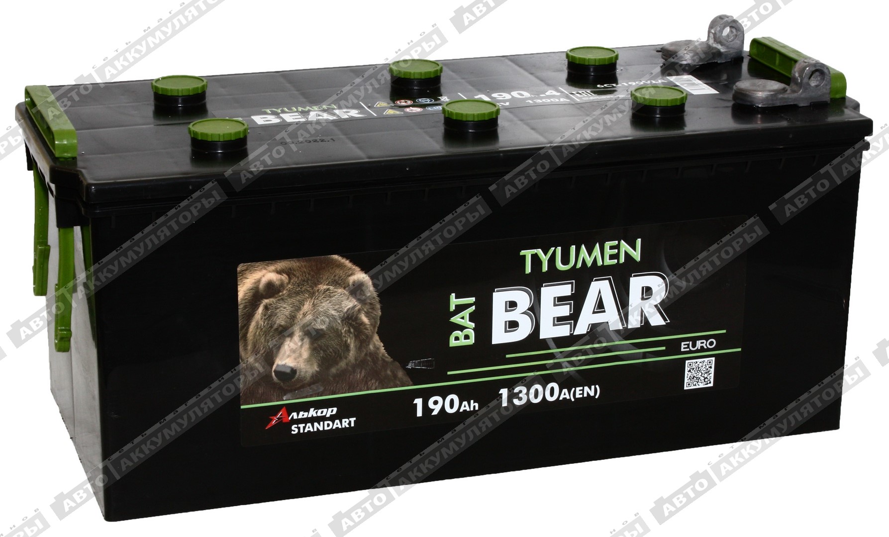 АКБ Batbear 190 Ач 6СТ-190VLA (черный) (болт)