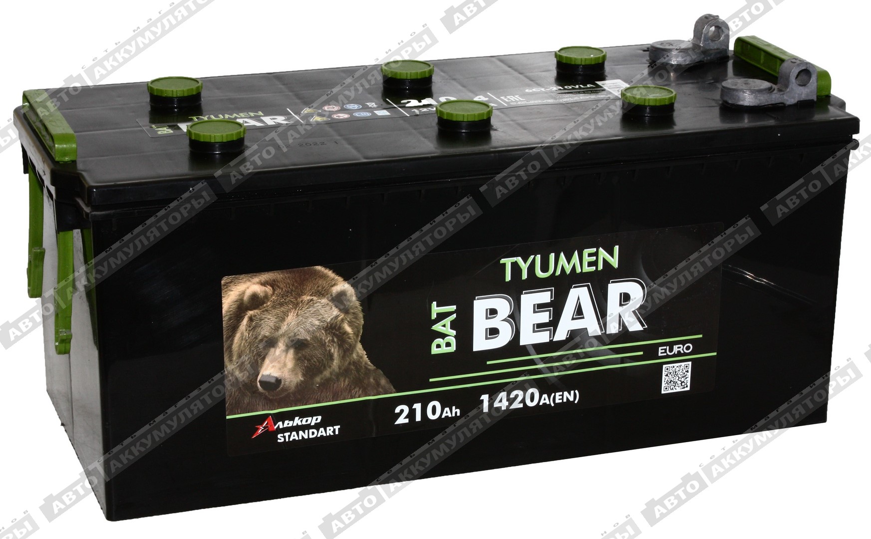 АКБ Batbear 210 Ач 6СТ-210VLA (черный) (болт)