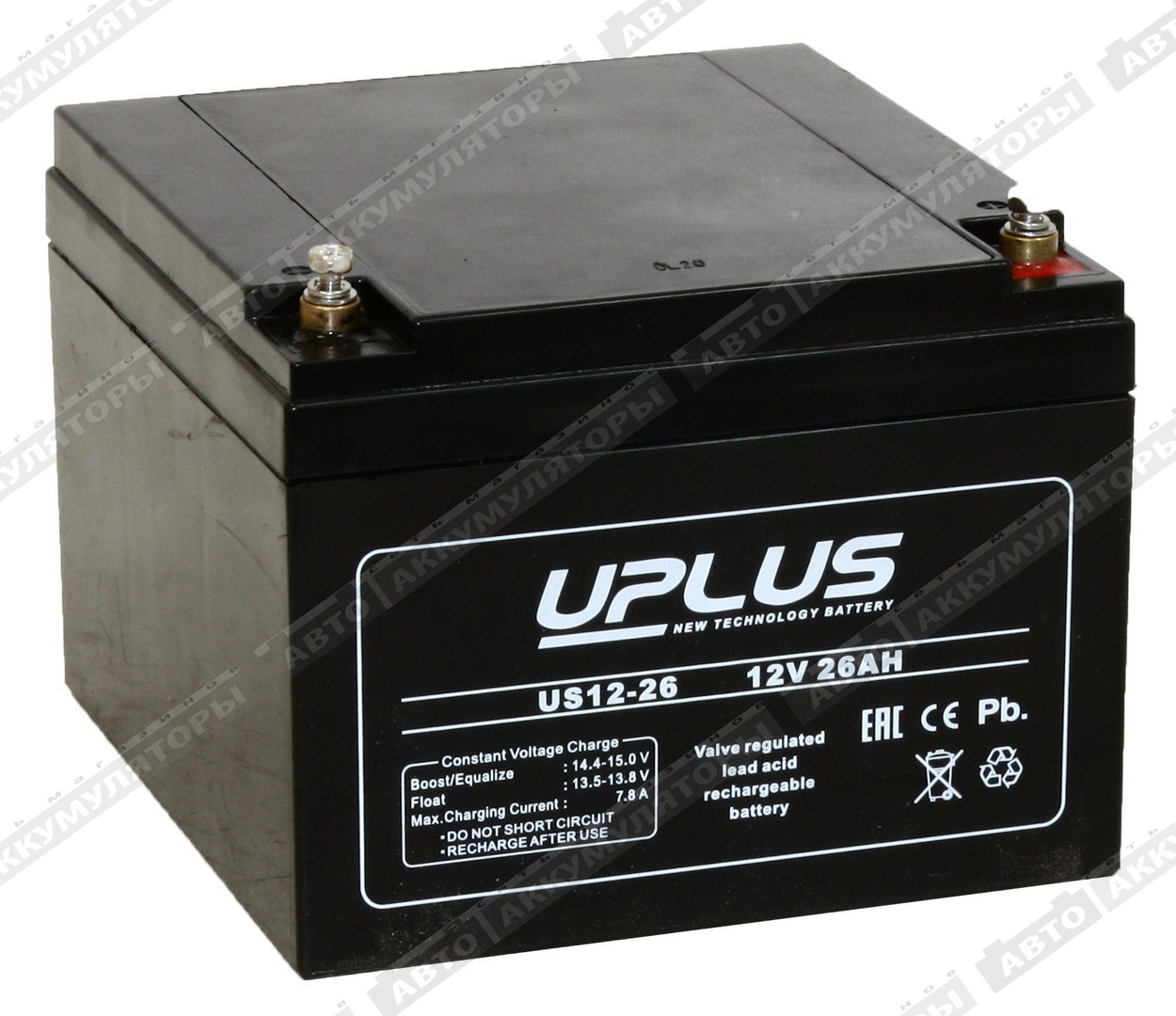 АКБ UPLUS (Leoch) 26 Ач 12 Вольт US 12-26