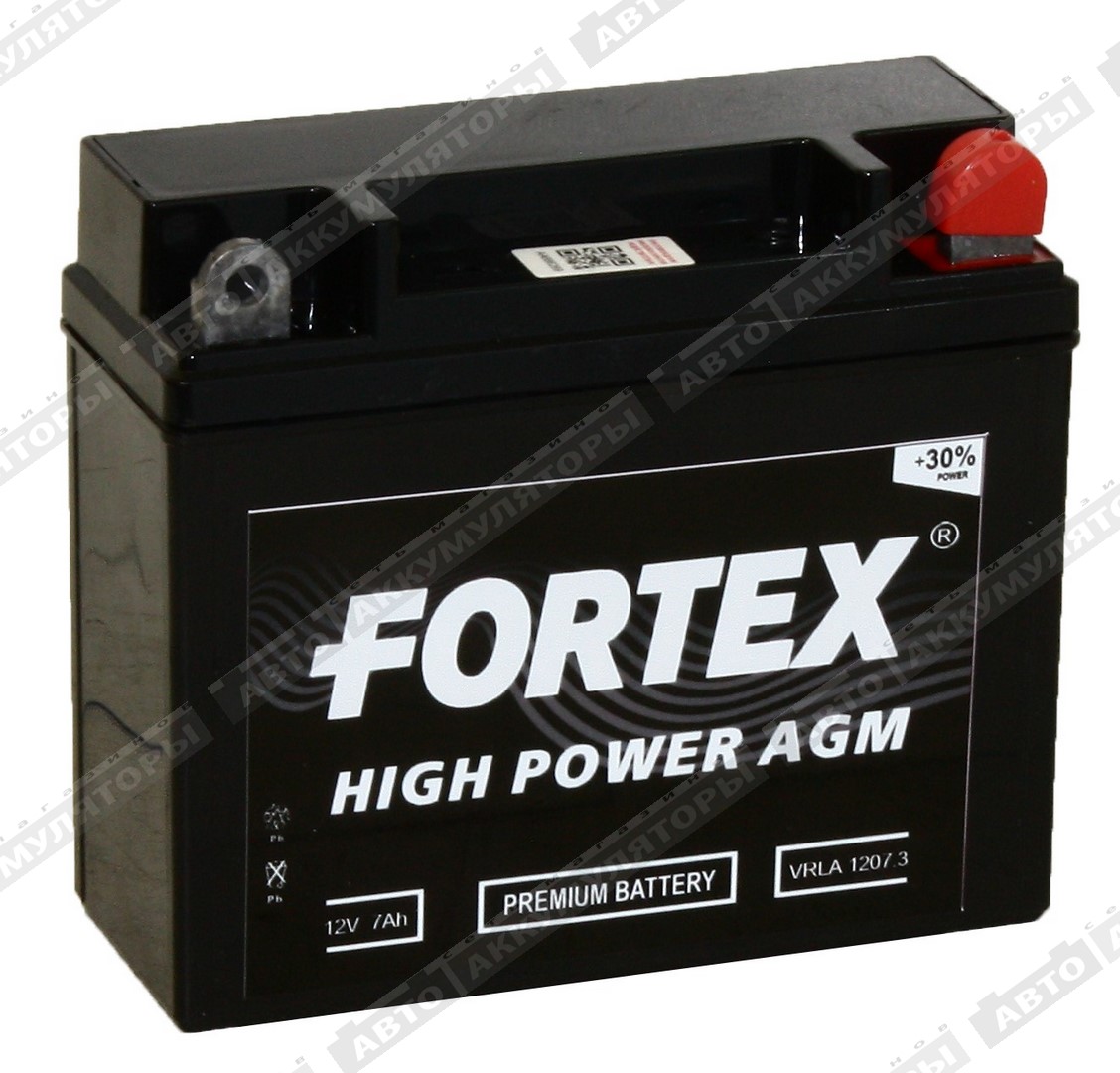 АКБ Fortex 7 Ач VRLA 1207.3 (YTX7DL-BS)