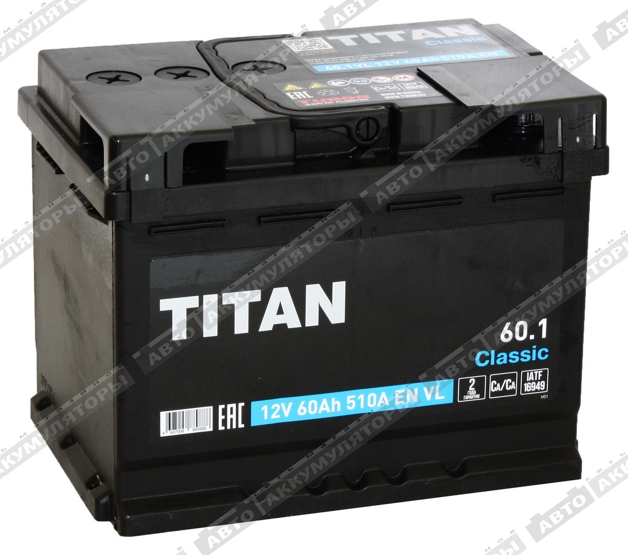 АКБ Titan Classic 60 Ач 6СТ-60.1 VL