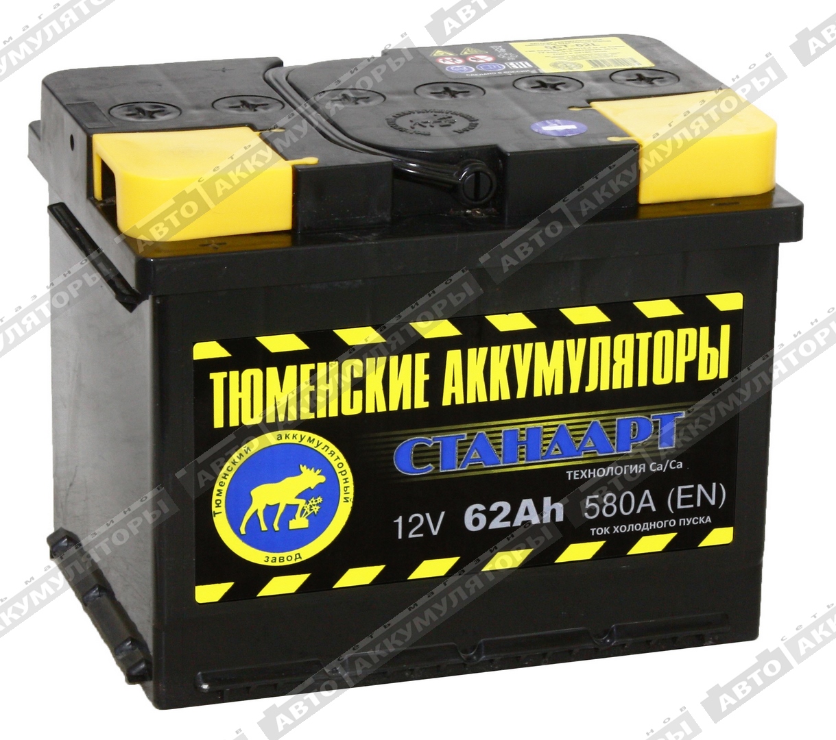 АКБ Тюмень 62 Ач 6СТ-62L Standard