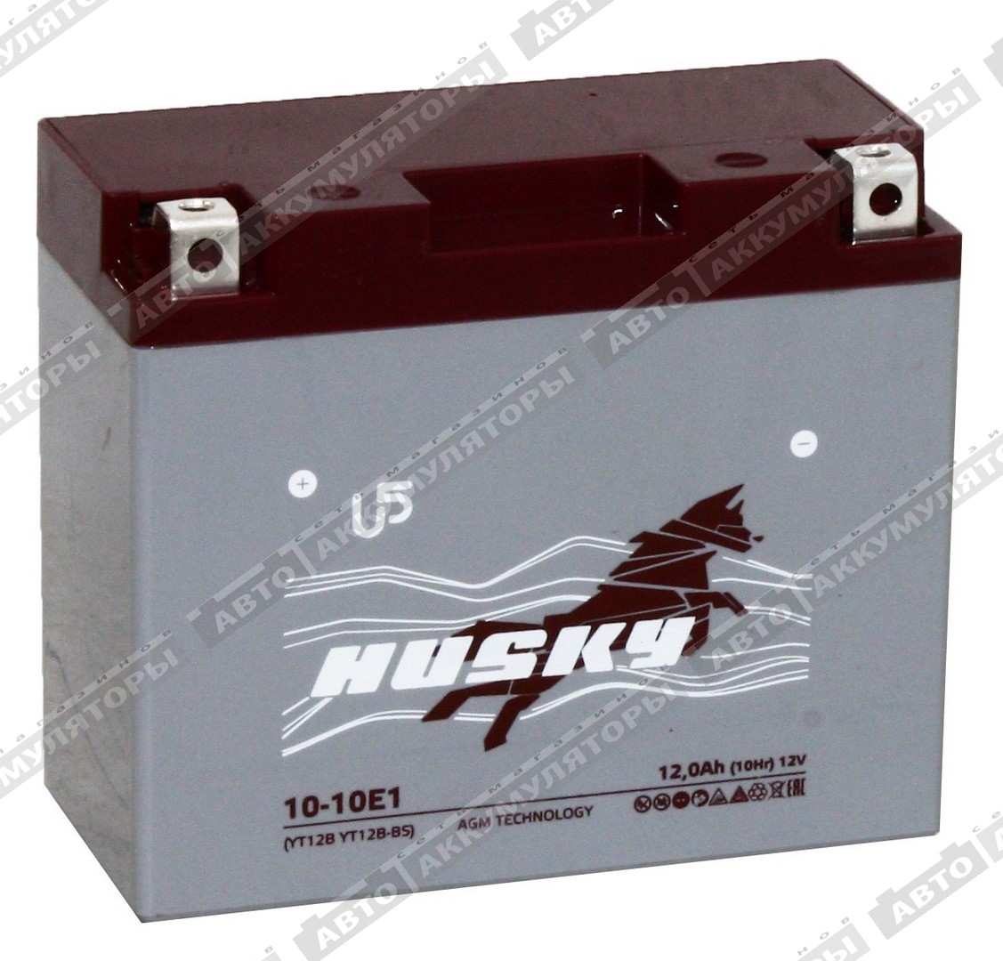 АКБ HUSKY 12 Ач 10-10E1 (CT 1212.1, YT12B-4)