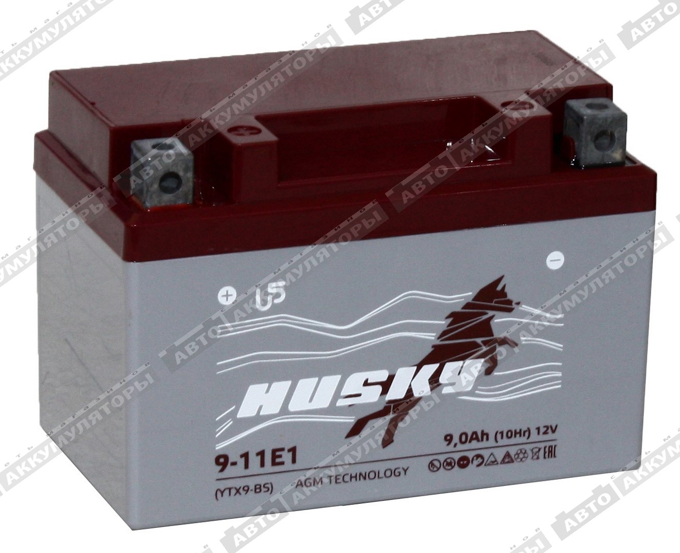 АКБ HUSKY 9 Ач 9-11E1 (CT 1209, YTX9-BS)