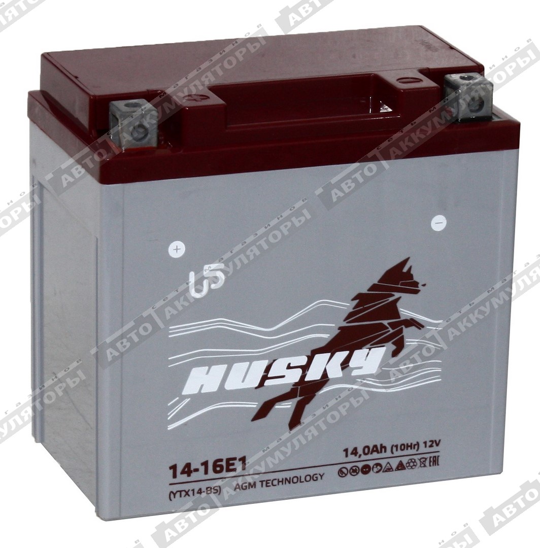 АКБ HUSKY 14 Ач 14-16E1 (CT 1214, YTX14-BS)