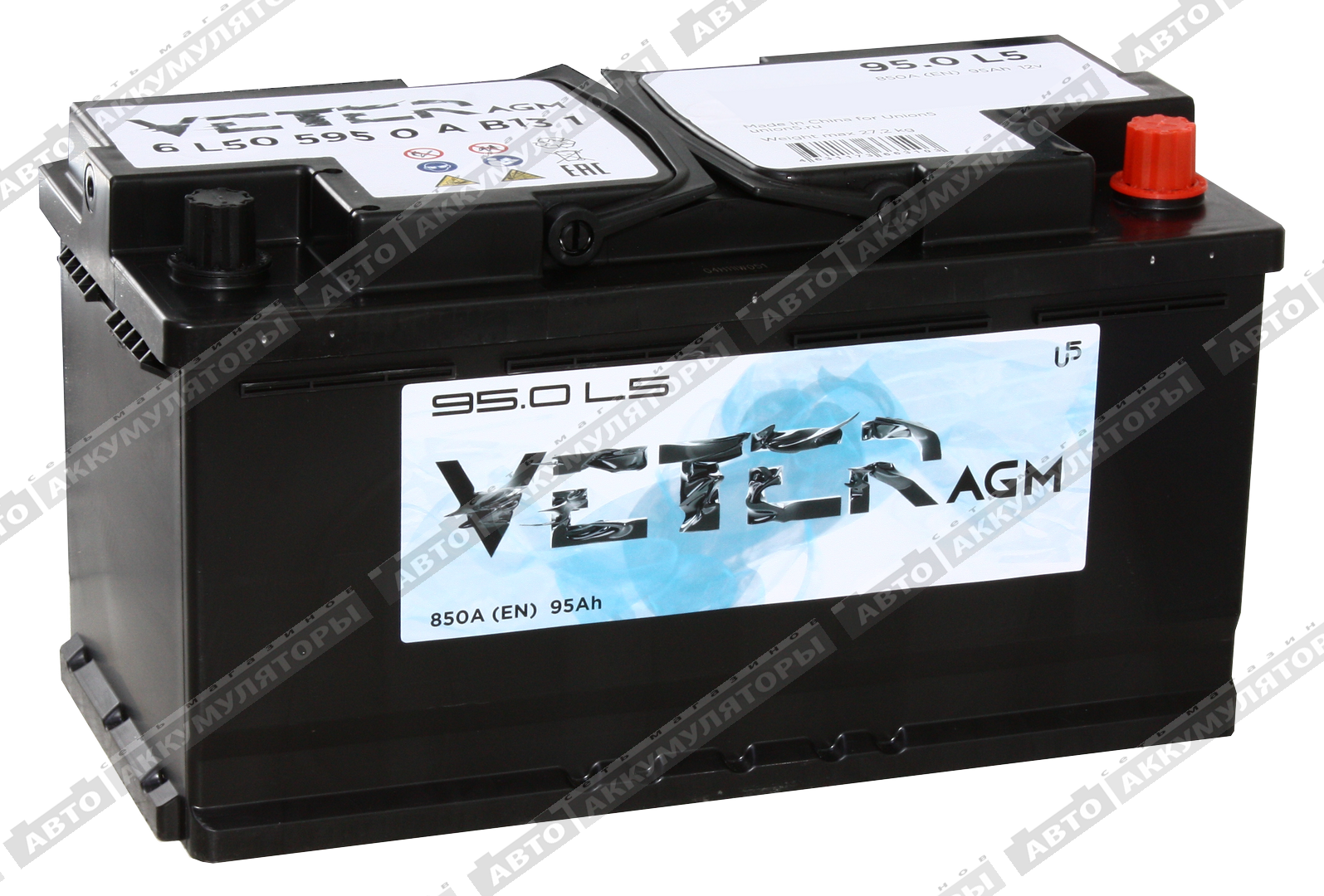 АКБ VETER AGM 95 Ач о/п