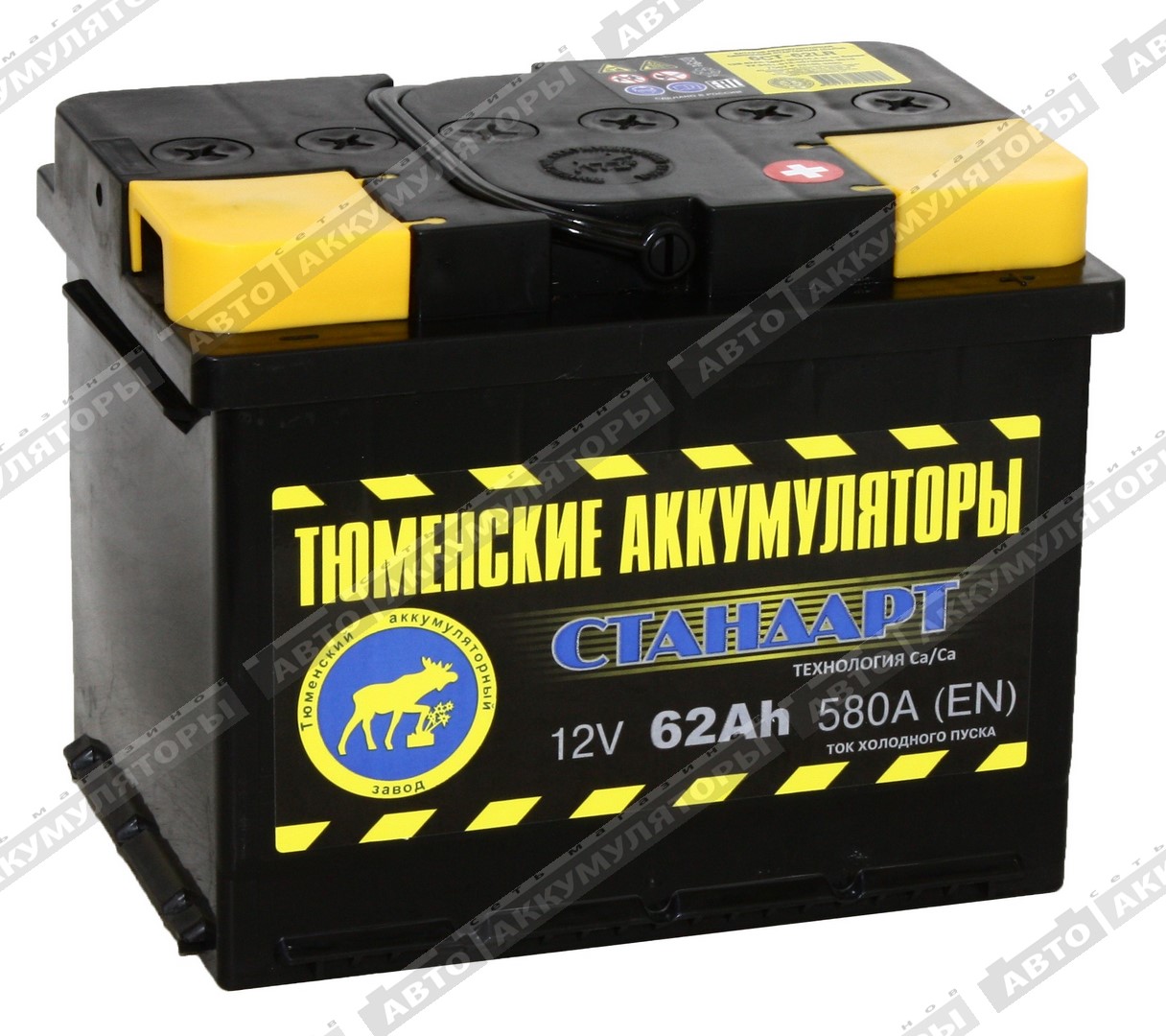АКБ Тюмень 62 Ач о/п 6СТ-62LR Standard