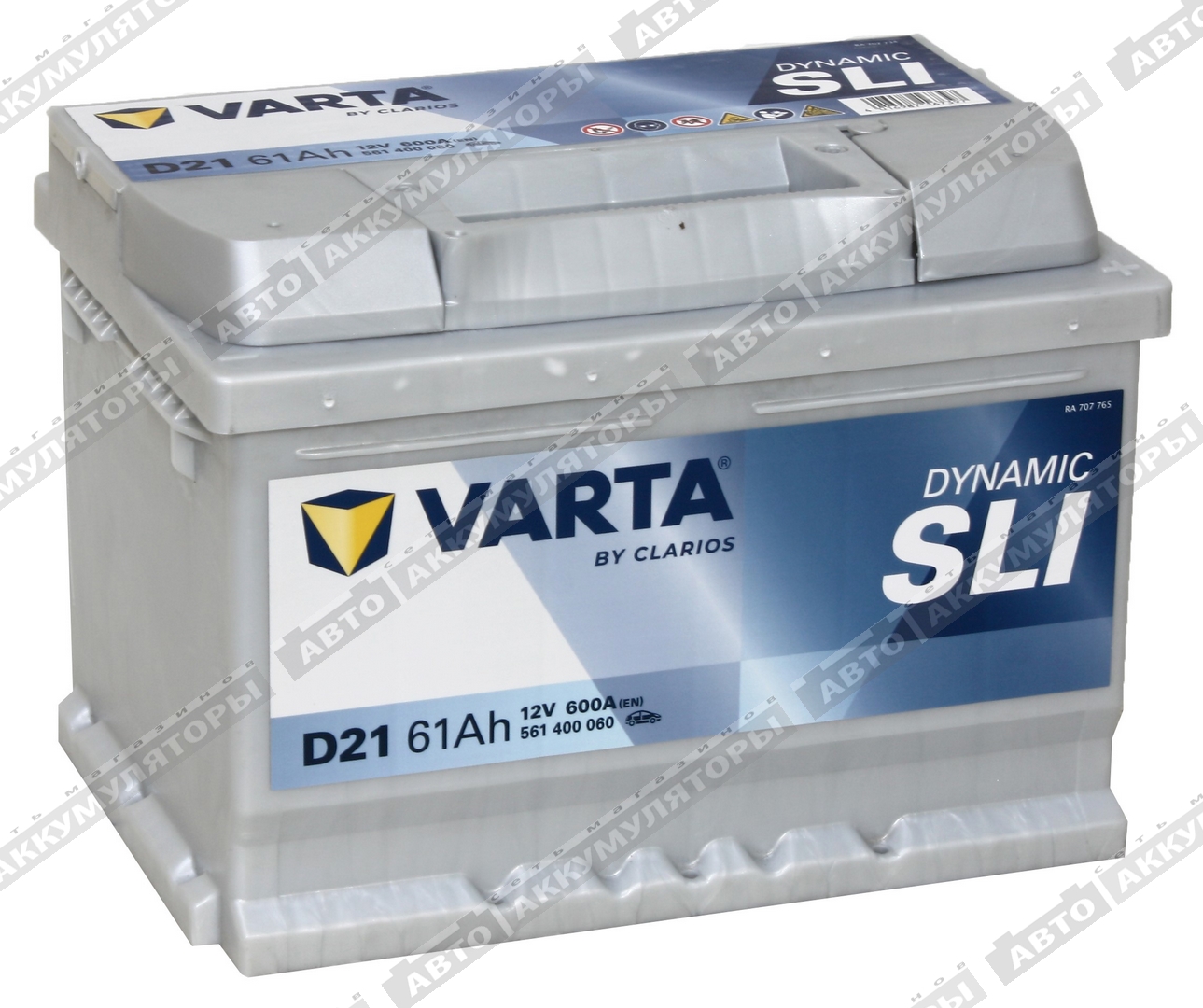 АКБ Varta 61 Ач о/п Dynamic SLI 561 400 060