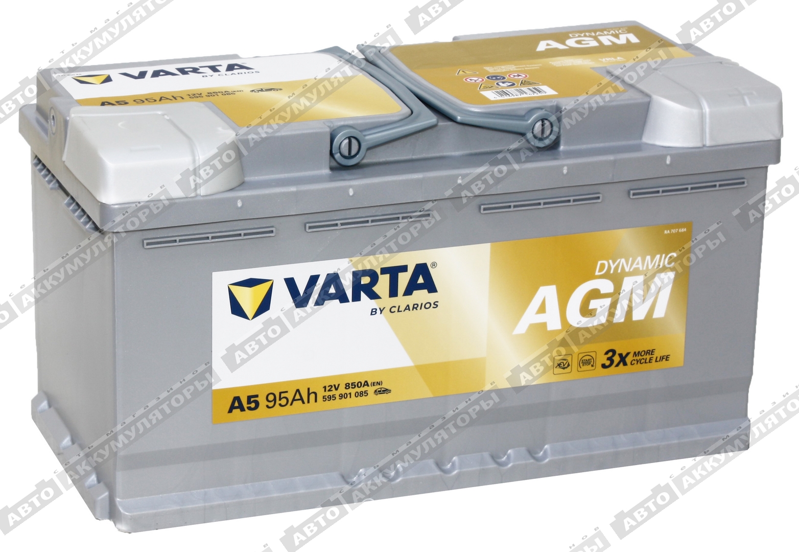 АКБ Varta 95 Ач о/п Dynamic AGM 595 901 085