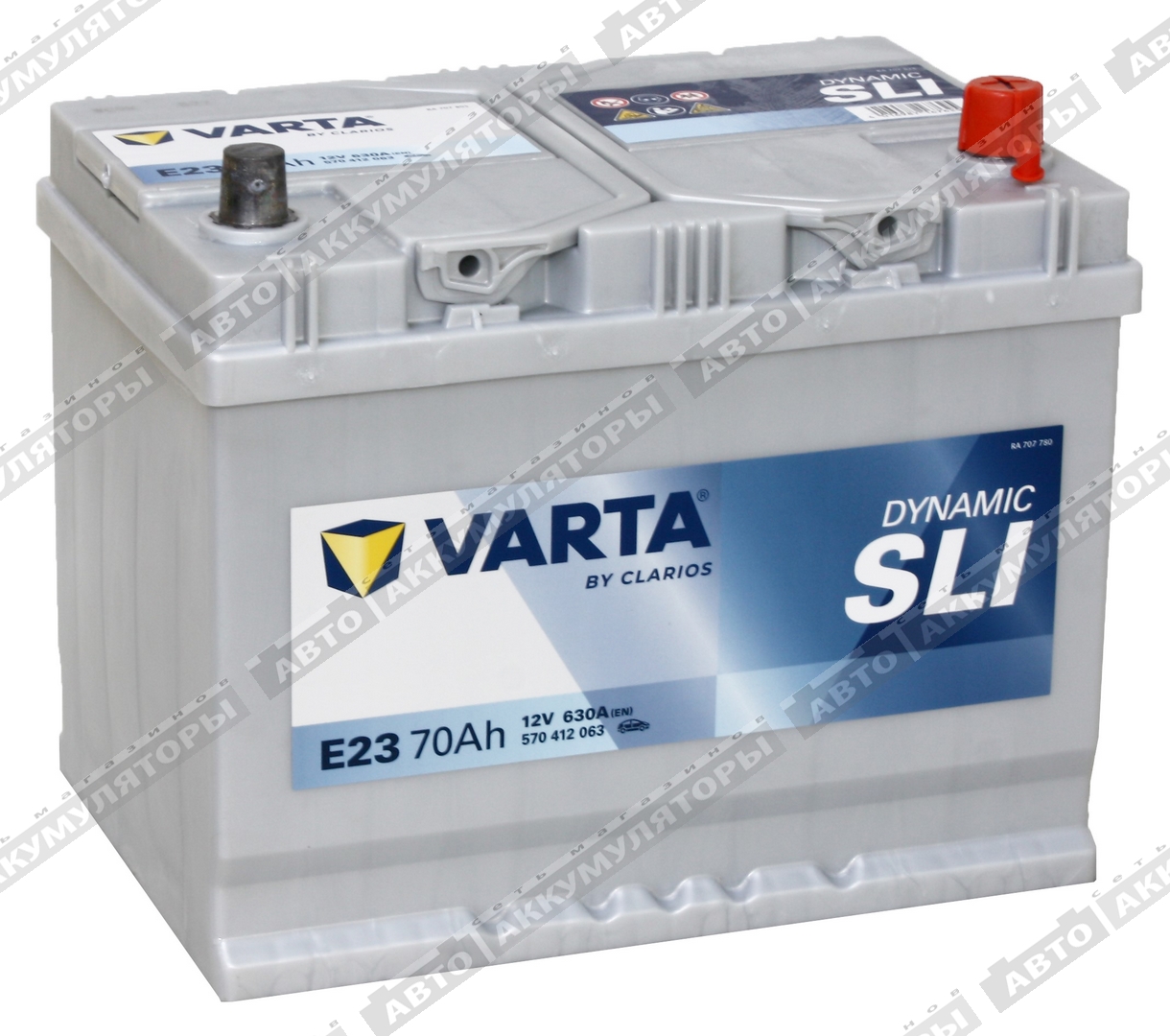 АКБ Varta 70 Ач о/п Dynamic SLI 570 412 063
