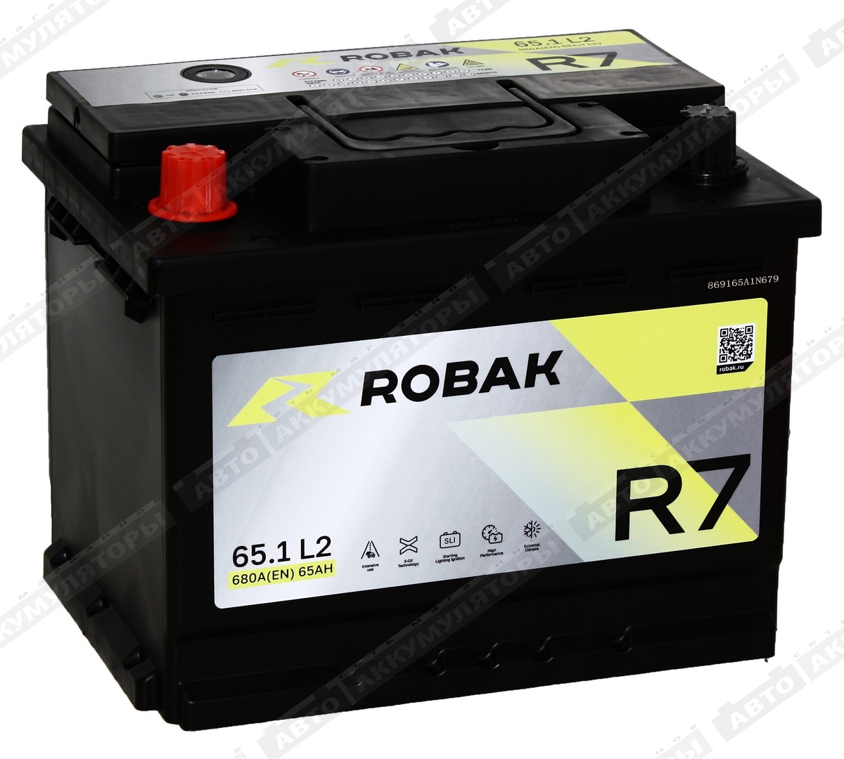 АКБ Robak R7 65 Ач 6СТ-65.1 VL