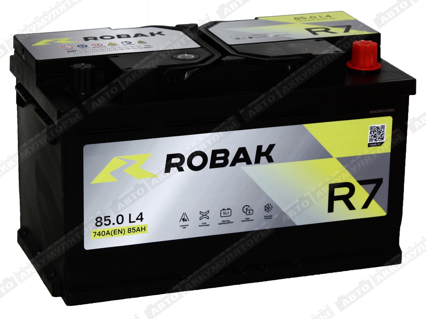 АКБ Robak R7 85 Ач о/п 6СТ-85.0 VL