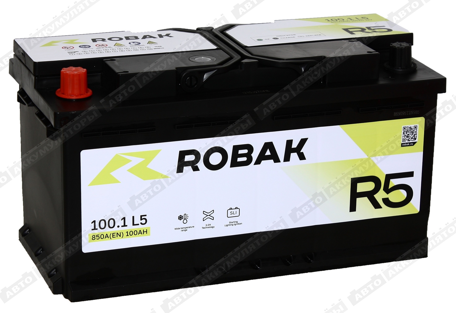 АКБ Robak R5 100 Ач 6СТ-100.1 VL
