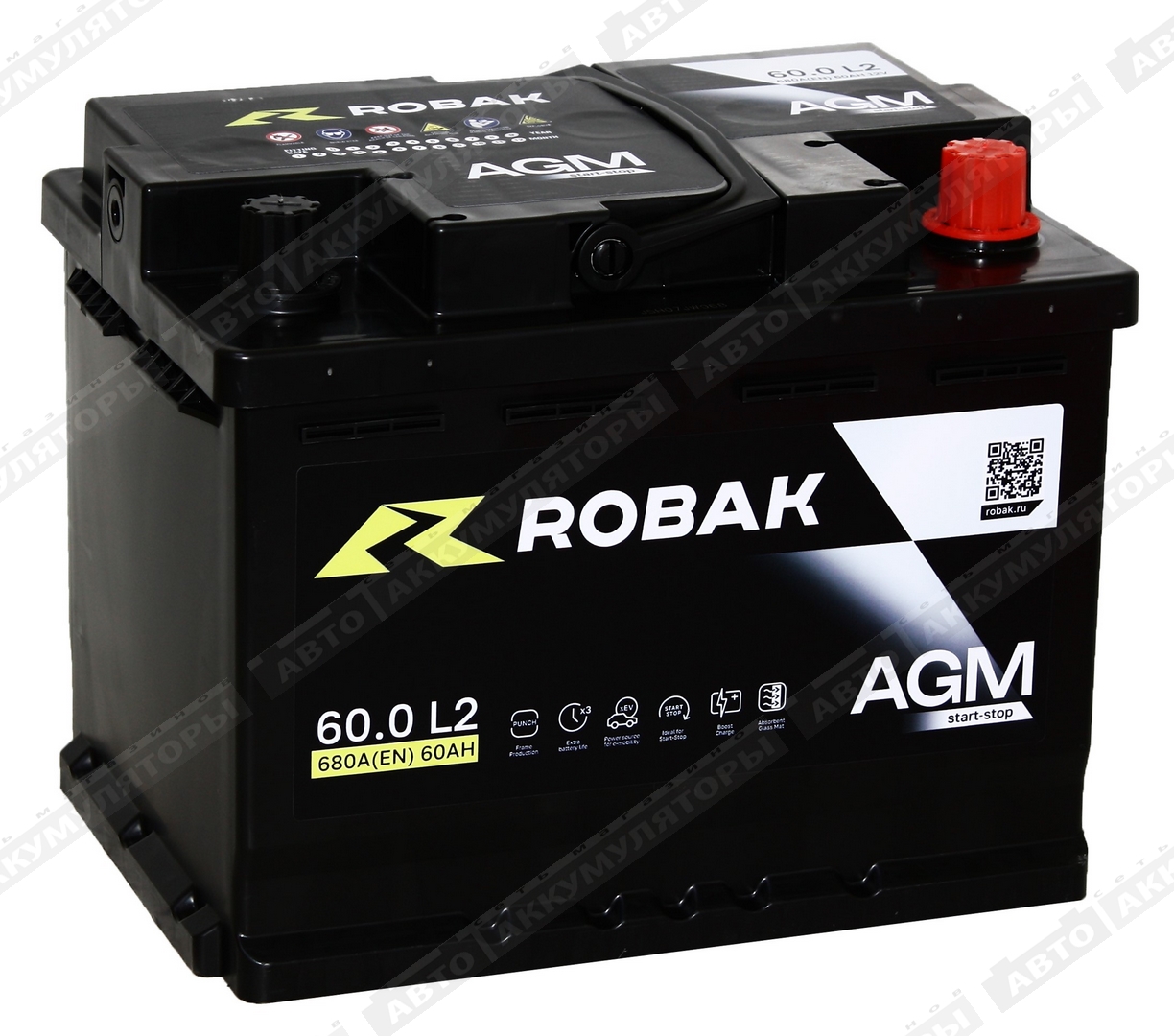 АКБ Robak AGM 60 Ач о/п