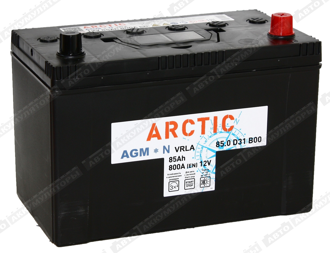 АКБ Arctic 85 Ач о/п AGM 6СТ-85.0 VRLA D31 B00