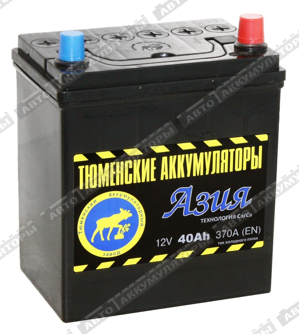 АКБ Тюмень 40 Ач о/п 6СТ-40LR Азия