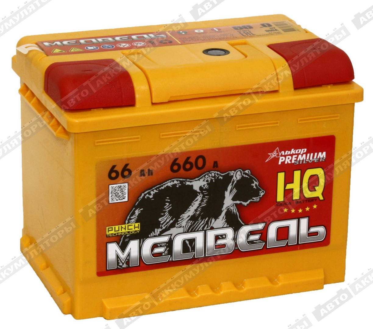 АКБ Медведь Silver Ca/Ca 6СТ-66.0 VLA о/п