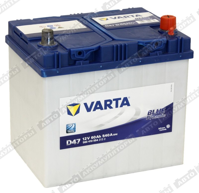 АКБ Varta 60 Ач о/п Blue Dynamic 560 410 054