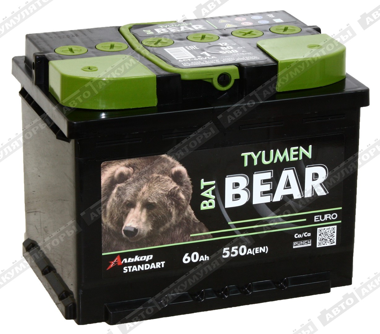 АКБ Batbear 60 Ач 6СТ-60VLA Ca/Ca